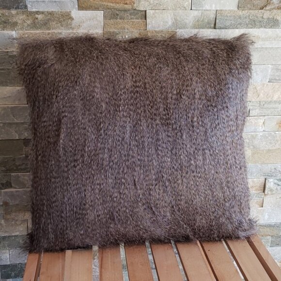 Millano Faux Fur Decorative Cushion - Picture 3 of 4